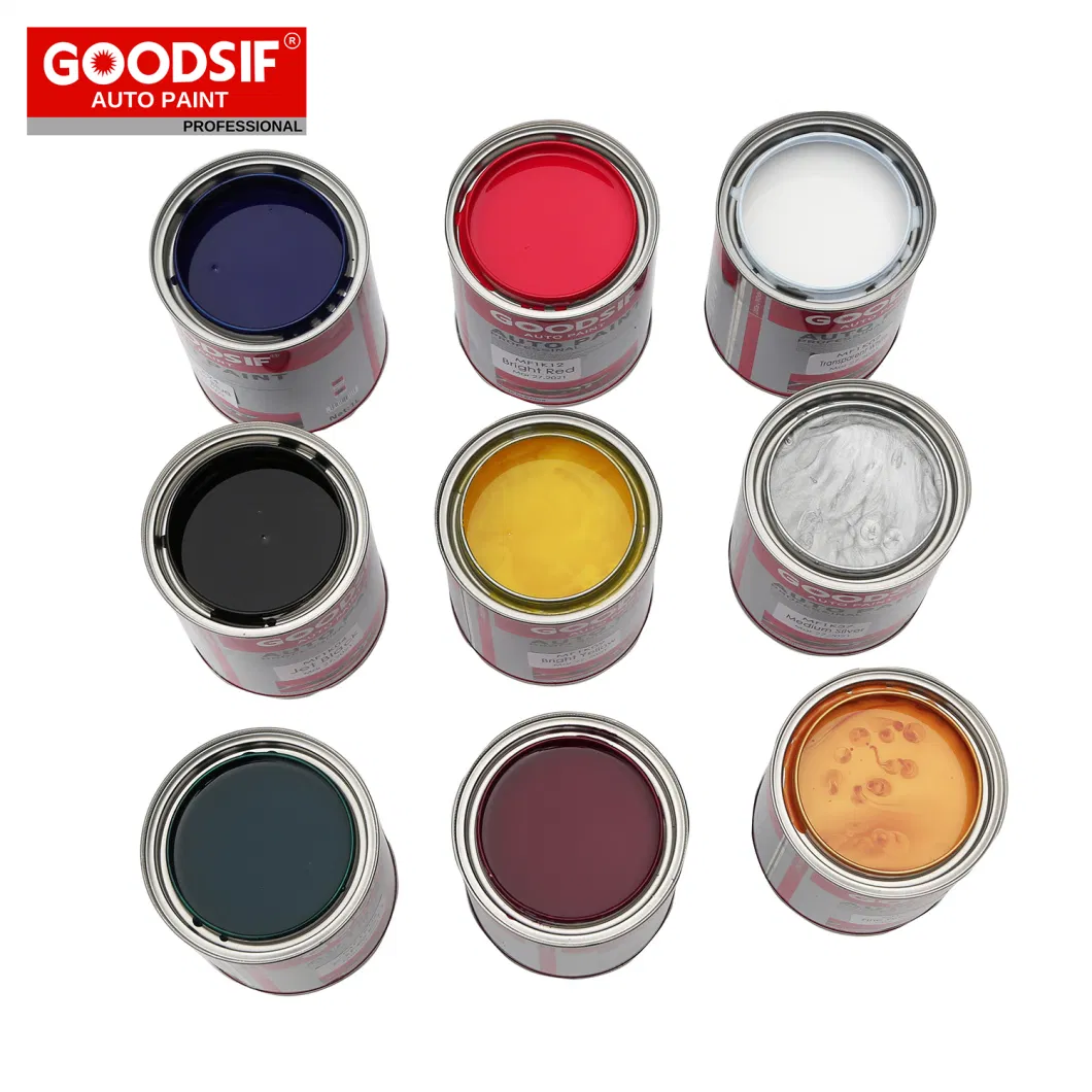 1K 2K Solid Basecoat Car Paint Supplier Customizable Automotive Metallic Car Coating Wrap Accessory Auto Refinish Varnish Paint