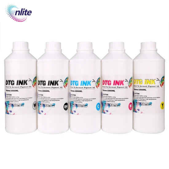 Encre DTG 5 couleurs, 1000ml, prix réduits, encre DTG Dx5