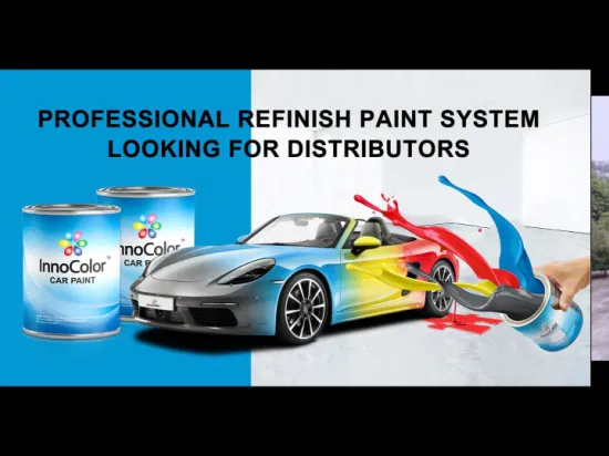 Revêtement de voiture automobile couleur carrosserie peinture métallique Innocolor bonne Performance système de mélange de couleurs réparation par pulvérisation finition peinture de voiture automobile